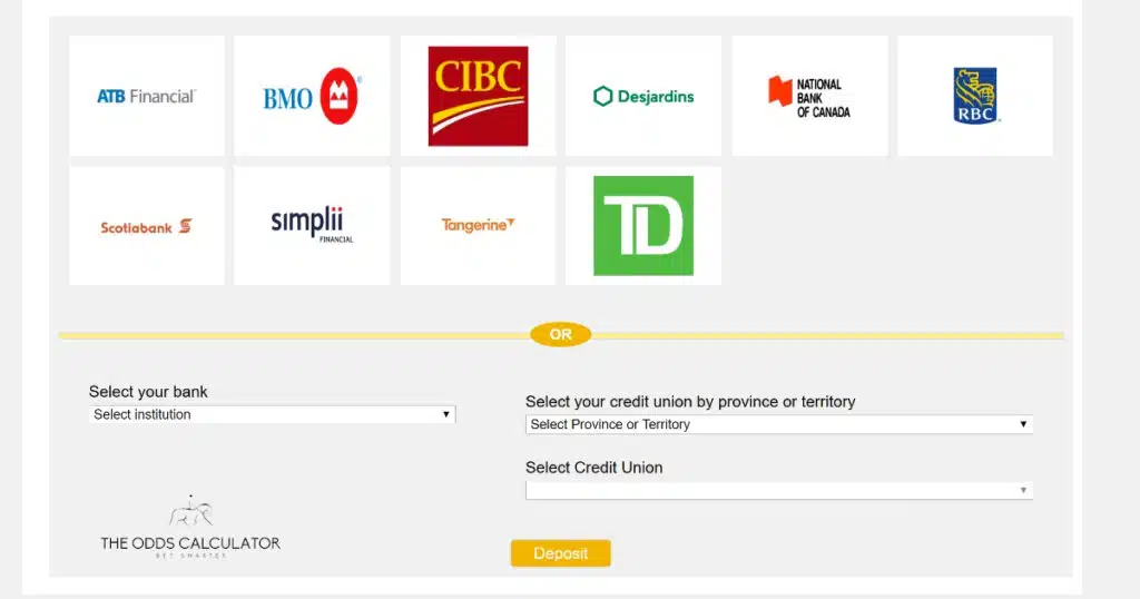 Canadian banks linked to Interac for transactions at casinos