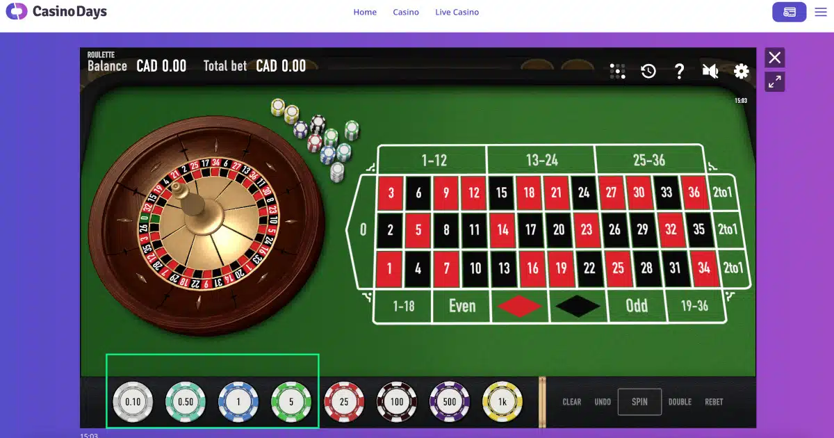 playing roulette with 10 dollars minimum deposit