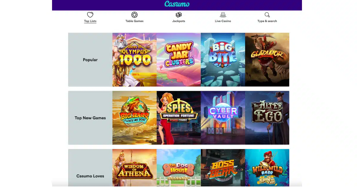 review of casumo casino games in Canada